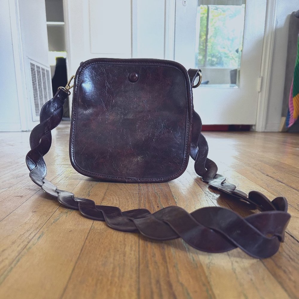 Anthropologie Bette Vegan Leather Crossbody Bag